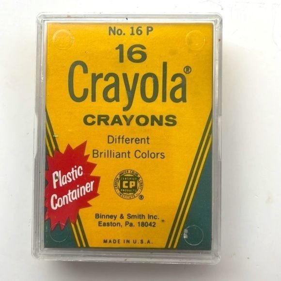 1980's CRAYOLA Vintage 16 Crayons & Crayon Case - Picture 2 of 10